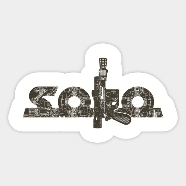 Solo Sticker by hamiltonarts